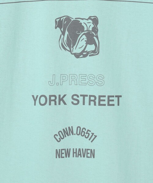 J.PRESS YORK STREET(ジェイプレスヨークストリート)の「【UNISEX】フロント&バックプリント Tシャツ(Tシャツ/カットソー・メンズ・ホワイト系/グレー系/ピーコックグリーン系・SMALL/MEDIUM/LARGE)」の10枚目の写真
