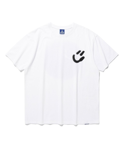 ISTKUNST（イストクンスト）の「A'GEM/9 × .kom 『ISTKUNST/イストクンスト』 BLUR SMILEY BALL TEE/ブラースマイリー ボールTシャツ（Tシャツ/カットソー・メンズ・ホワイト/ブラック・M/L）」の7枚目の写真