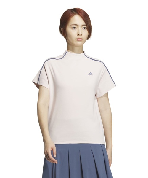 adidas（アディダス）の「アディダス adidas BOXシルエットドライモック（Tシャツ/カットソー・レディース・ホワイト/パープル/ブラック・L/M）」の3枚目の写真