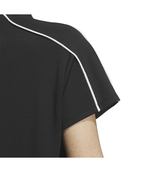 adidas（アディダス）の「アディダス adidas BOXシルエットドライモック（Tシャツ/カットソー・レディース・ホワイト/パープル/ブラック・L/M）」の7枚目の写真