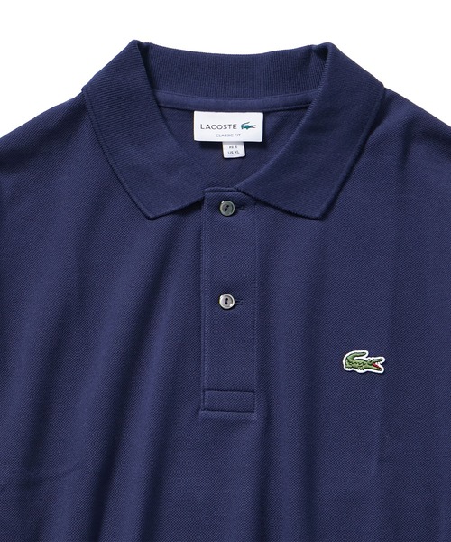 LACOSTE(ラコステ)の「【 LACOSTE / ラコステ 】 L1212ポロシャツ(ポロシャツ・メンズ・ブラック/パープル/ネイビー/グリーン・XXL/M/XL)」の6枚目の写真