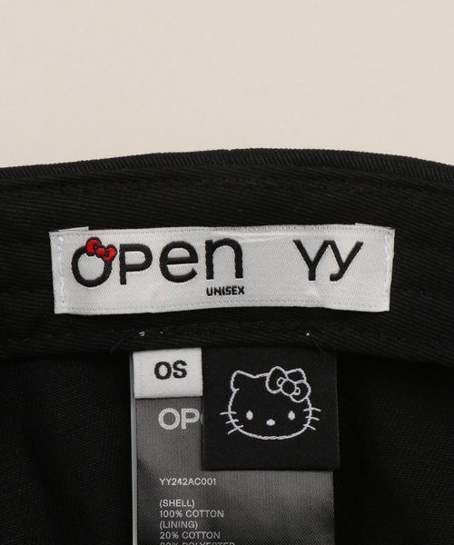セール】【OPEN YY×Hello Kitty】YY HELLO BALL CAP：キャップ