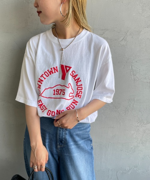 FUNG/ファング] SAN JOSE カットオフプリントTシャツ（Tシャツ
