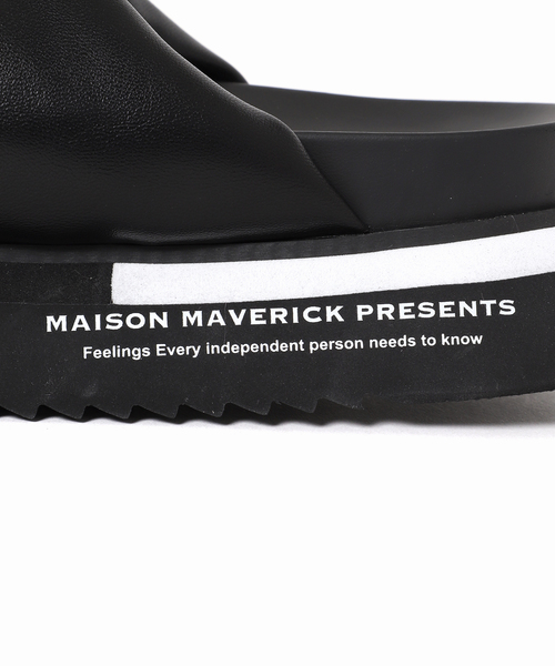 LE TALON(ルタロン)の「MAISON MAVERICK PRESENTS fussbettサンダル(サンダル・レディース・ブラック/ホワイト・39/37)」の12枚目の写真