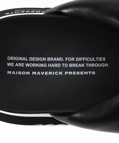 LE TALON(ルタロン)の「MAISON MAVERICK PRESENTS fussbettサンダル(サンダル・レディース・ブラック/ホワイト・39/37)」の13枚目の写真
