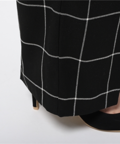 SEVENDAYS=SUNDAY(セブンデイズサンデイ)の「チェック柄 ワイドパンツ(その他パンツ・レディース・ブラック/ホワイト・MEDIUM/LARGE)」の9枚目の写真