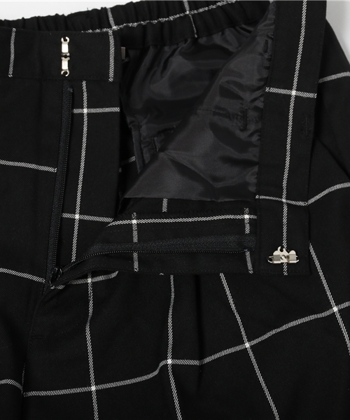 SEVENDAYS=SUNDAY(セブンデイズサンデイ)の「チェック柄 ワイドパンツ(その他パンツ・レディース・ブラック/ホワイト・MEDIUM/LARGE)」の10枚目の写真