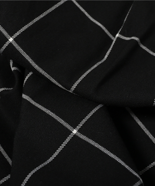 SEVENDAYS=SUNDAY(セブンデイズサンデイ)の「チェック柄 ワイドパンツ(その他パンツ・レディース・ブラック/ホワイト・MEDIUM/LARGE)」の11枚目の写真