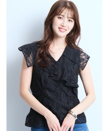 JUSGLITTY（ジャスグリッティー）の「ラッフルセーラーカラーブラウス（シャツ/ブラウス・レディース）」