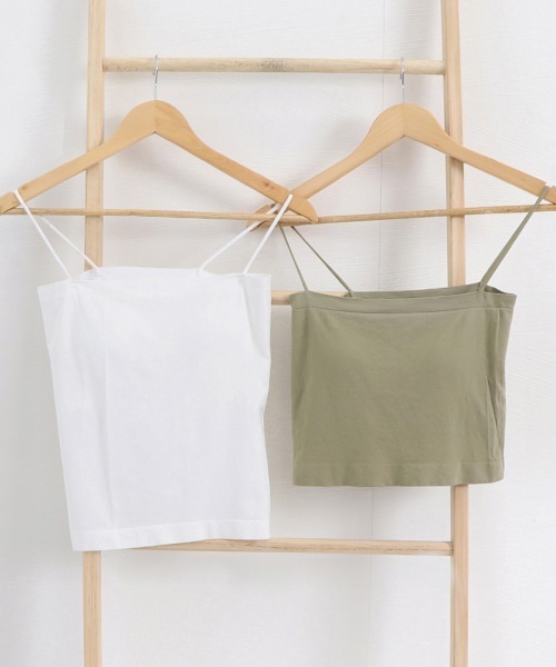 Miniministore(ミニミニストア)の「カップ付き キャミソール レディース韓国(キャミソール・レディース・グリーン系2/グレー系1/ブラック系1/グリーン系1/ブラック系2/グレー系2/ホワイト系1/ブラウン系1/ブラウン系2/ホワイト系2・FREE)」の16枚目の写真