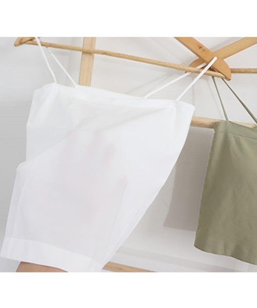 Miniministore(ミニミニストア)の「カップ付き キャミソール レディース韓国(キャミソール・レディース・グリーン系2/グレー系1/ブラック系1/グリーン系1/ブラック系2/グレー系2/ホワイト系1/ブラウン系1/ブラウン系2/ホワイト系2・FREE)」の13枚目の写真