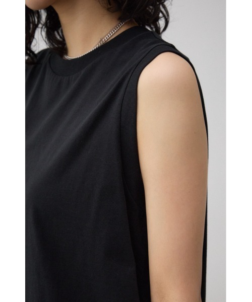 AZUL by moussy（アズールバイマウジー）の「ベーシッククルーネックタンクトップ（タンクトップ・レディース・グレー/オフホワイト/ブラック・FREE）」の22枚目の写真