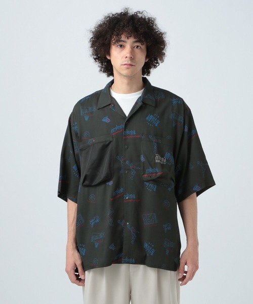 Manhattan Portage(マンハッタンポーテージ)の「【Manhattan Portage(マンハッタンポーテージ)】アロハシャツ(シャツ/ブラウス・メンズ・ベージュ/ブラック・MEDIUM/LARGE)」の5枚目の写真