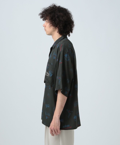 Manhattan Portage(マンハッタンポーテージ)の「【Manhattan Portage(マンハッタンポーテージ)】アロハシャツ(シャツ/ブラウス・メンズ・ベージュ/ブラック・MEDIUM/LARGE)」の6枚目の写真