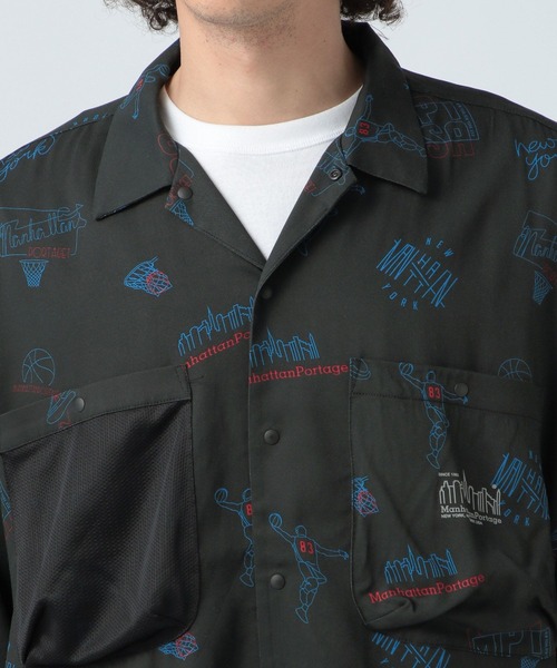 Manhattan Portage(マンハッタンポーテージ)の「【Manhattan Portage(マンハッタンポーテージ)】アロハシャツ(シャツ/ブラウス・メンズ・ベージュ/ブラック・MEDIUM/LARGE)」の8枚目の写真