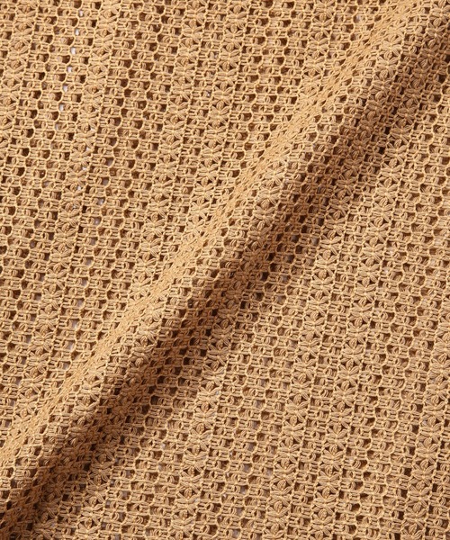 Noen（ノエン）の「シースルーメッシュオーバートップス（ニット/セーター・メンズ・ホワイト/ベージュ・LARGE/MEDIUM）」の12枚目の写真