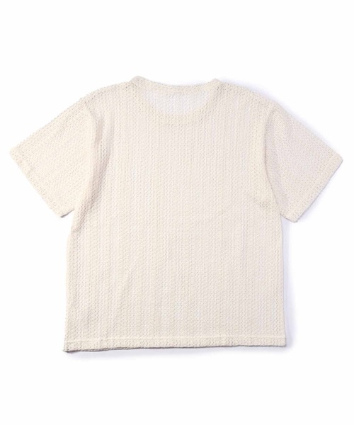 Noen（ノエン）の「シースルーメッシュオーバートップス（ニット/セーター・メンズ・ホワイト/ベージュ・LARGE/MEDIUM）」の3枚目の写真