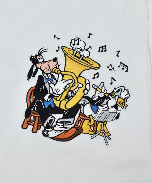 DISNEY VINTAGE(ディズニーヴィンテージ)の「【ヴィンテージ古着】MICKEY / ミッキー 刺繍入り 長袖 コットンシャツ(シャツ/ブラウス・メンズ・ホワイト・LARGE)」の3枚目の写真
