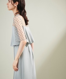 GRACE CLASS | ドットチュールサロペット(サロペット/オーバーオール)