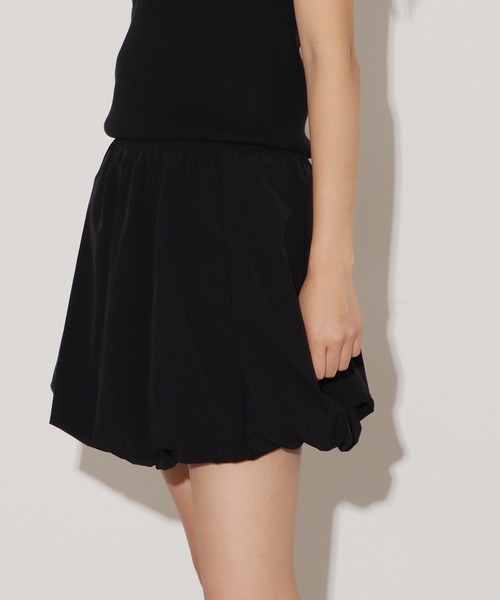 セール】Balloon Simple Mini Skirt/バルーンシンプルミニ