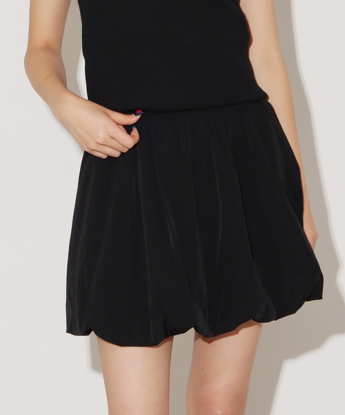 Balloon Simple Mini Skirt/バルーンシンプルミニスカート