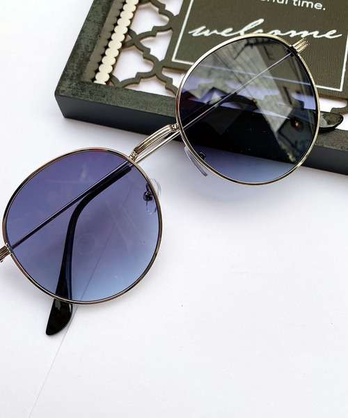 Port（ポート）の「ラウンドフレーム タイプ サングラス（サングラス・メンズ・ブルー/ブラック/その他/ブラウン・FREE）」の10枚目の写真