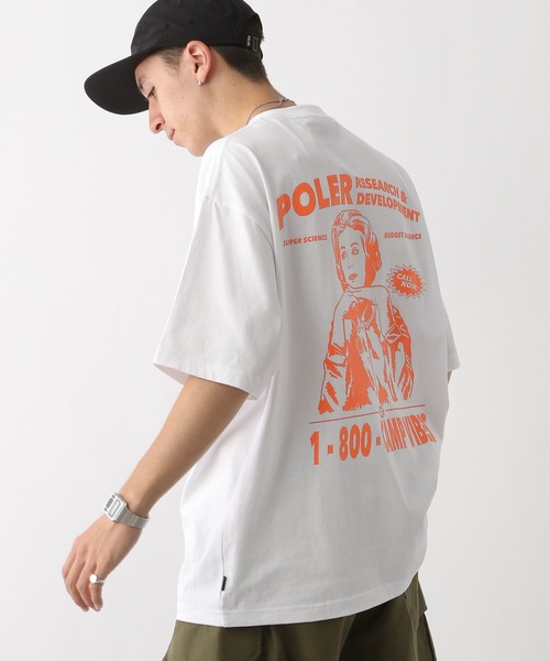 POLeR（ポーラー）の「【POLeR/ポーラー】RND/バックプリント/オーバーサイズデザインTシャツ（Tシャツ/カットソー・メンズ・ホワイト/その他23・MEDIUM/LARGE）」の7枚目の写真