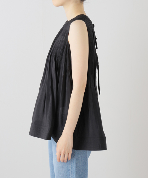 IENA(イエナ)の「TORRAZZO DONNA/トラッゾドンナ Pintuck tunics blouse 6233-571(シャツ/ブラウス・レディース・ブラック/ピンク/キャメル・FREE)」の21枚目の写真