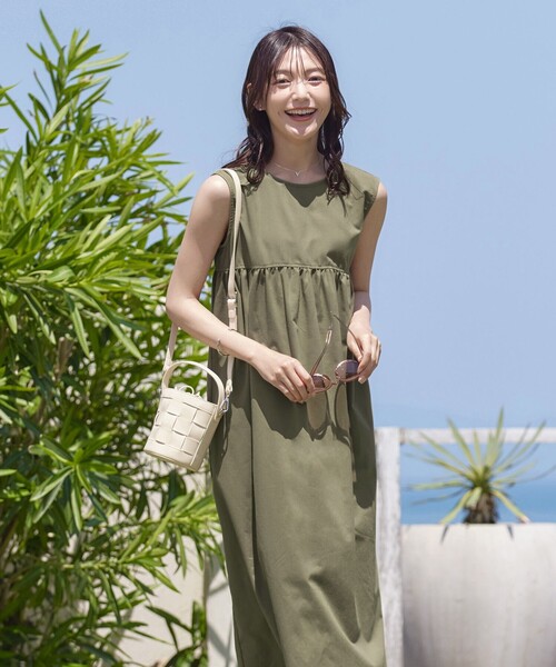 【SUNDRESS】RH取扱！リボンのギャザーワンピース★国内発 PROPORTION BODY DRESSING｜リボン付きギャザーワンピース