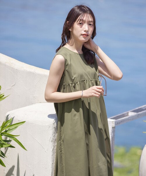 【SUNDRESS】RH取扱！リボンのギャザーワンピース★国内発 リボン付きギャザーワンピース | PROPORTION BODY DRESSING