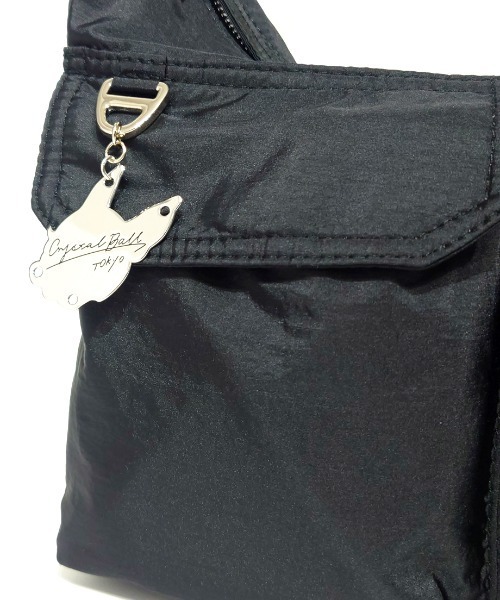 CRYSTAL BALL（クリスタルボール）の「チャームポケットショルダーバッグ（ショルダーバッグ・レディース・サックスブルー/カーキ/ブラック・FREE）」の6枚目の写真