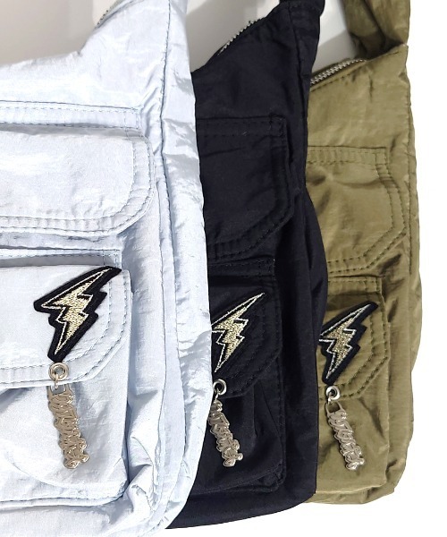 CRYSTAL BALL（クリスタルボール）の「チャームポケットショルダーバッグ（ショルダーバッグ・レディース・サックスブルー/カーキ/ブラック・FREE）」の22枚目の写真