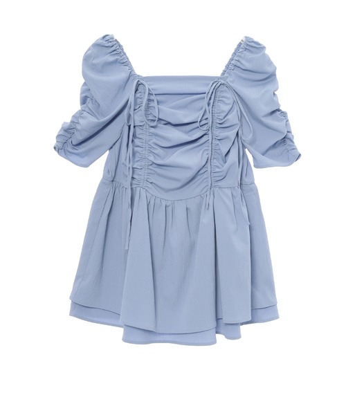 Edit Sheen(エディットシーン)の「ドロストブラウス(シャツ/ブラウス・レディース・ブルーグレー/ブラック/オフホワイト・M)」の19枚目の写真