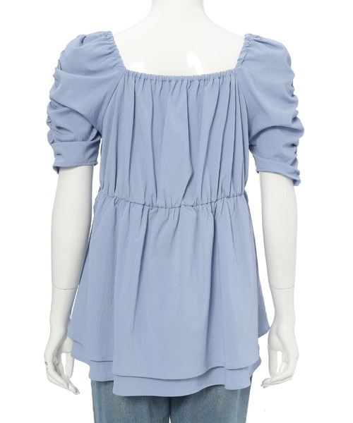 Edit Sheen(エディットシーン)の「ドロストブラウス(シャツ/ブラウス・レディース・ブルーグレー/ブラック/オフホワイト・M)」の22枚目の写真