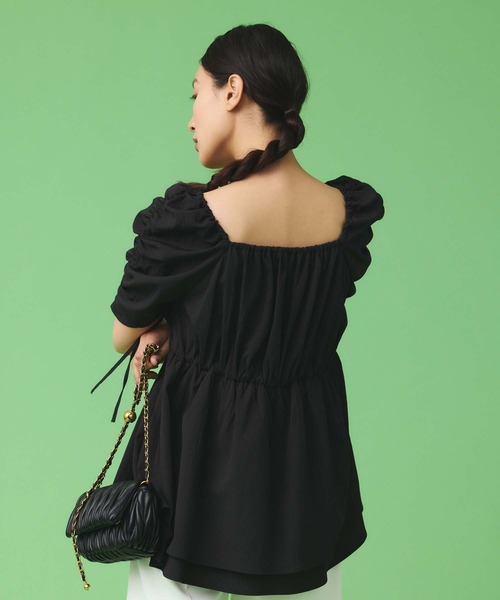 Edit Sheen(エディットシーン)の「ドロストブラウス(シャツ/ブラウス・レディース・ブルーグレー/ブラック/オフホワイト・M)」の13枚目の写真