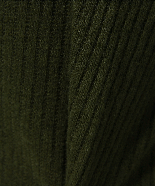 Kastane（カスタネ）の「リブカットソーP/O（Tシャツ/カットソー・レディース・アイボリー/チャコールグレー/カーキ/キャメル・FREE）」の11枚目の写真