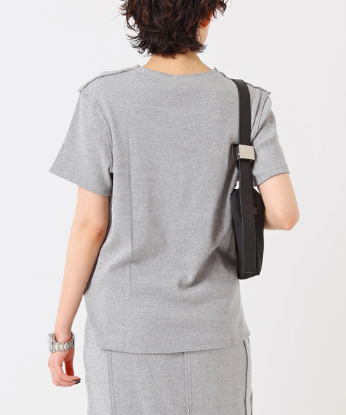 AP STUDIO(エーピーストゥディオ)の「【PAN/パン】別注 Tシャツ(Tシャツ/カットソー・レディース・ブラック/チャコールグレー・38/36)」の4枚目の写真