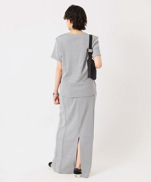 AP STUDIO(エーピーストゥディオ)の「【PAN/パン】別注 Tシャツ(Tシャツ/カットソー・レディース・ブラック/チャコールグレー・38/36)」の7枚目の写真