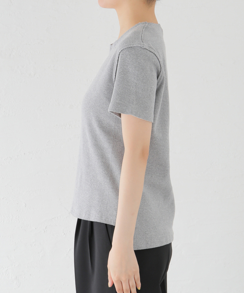 AP STUDIO(エーピーストゥディオ)の「【PAN/パン】別注 Tシャツ(Tシャツ/カットソー・レディース・ブラック/チャコールグレー・38/36)」の14枚目の写真