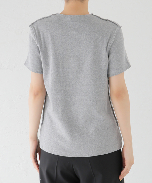 AP STUDIO(エーピーストゥディオ)の「【PAN/パン】別注 Tシャツ(Tシャツ/カットソー・レディース・ブラック/チャコールグレー・38/36)」の15枚目の写真
