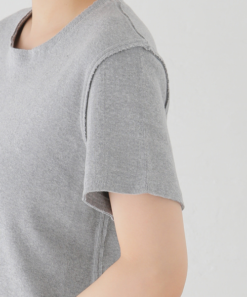 AP STUDIO(エーピーストゥディオ)の「【PAN/パン】別注 Tシャツ(Tシャツ/カットソー・レディース・ブラック/チャコールグレー・38/36)」の18枚目の写真