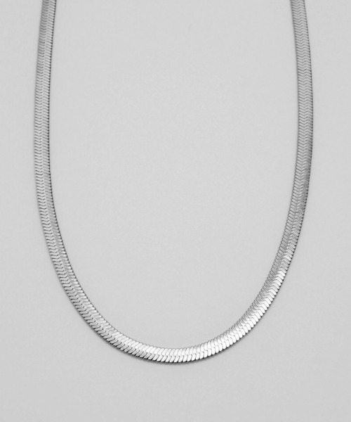 VATSURICA（バツリカ）の「〈LOINE〉金属アレルギー対応 / サージカルステンレス / スネークチェーンネックレス（ネックレス・レディース・ゴールド/シルバー・FREE）」の2枚目の写真