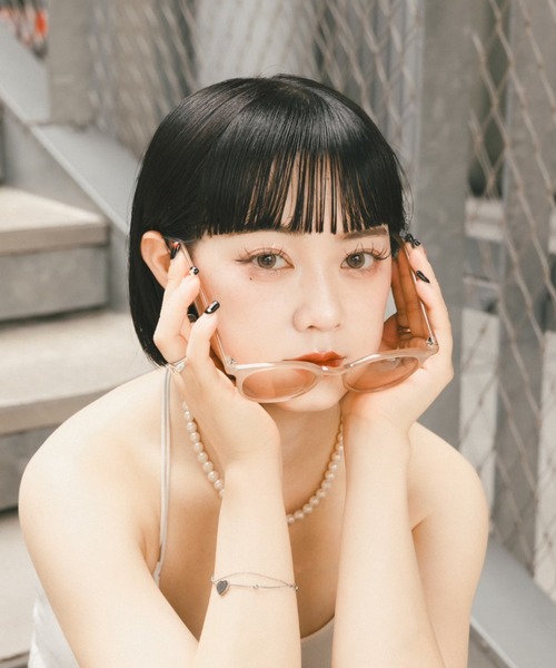 y/m（イム）の「Shades a01（サングラス・レディース・ブラウン・FREE）」の8枚目の写真