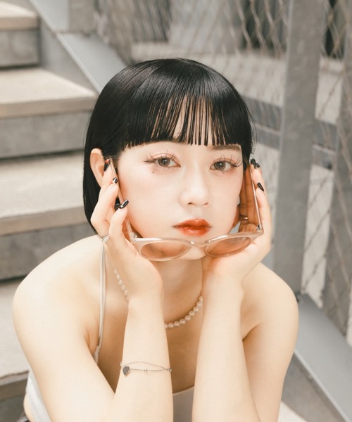 y/m（イム）の「Shades a01（サングラス・レディース・ブラウン・FREE）」の11枚目の写真