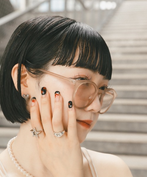 y/m（イム）の「Shades a01（サングラス・レディース・ブラウン・FREE）」の20枚目の写真