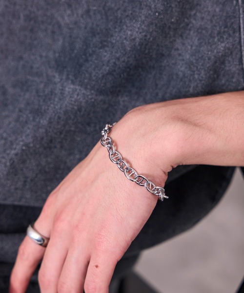 JUNRED(ジュンレッド)の「marina chain bracelet(ブレスレット・メンズ・シルバー・FREE)」の1枚目の写真