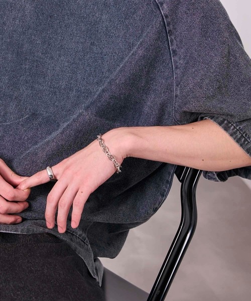 JUNRED(ジュンレッド)の「marina chain bracelet(ブレスレット・メンズ・シルバー・FREE)」の2枚目の写真