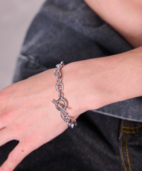 JUNRED(ジュンレッド)の「marina chain bracelet(ブレスレット・メンズ・シルバー・FREE)」の3枚目の写真