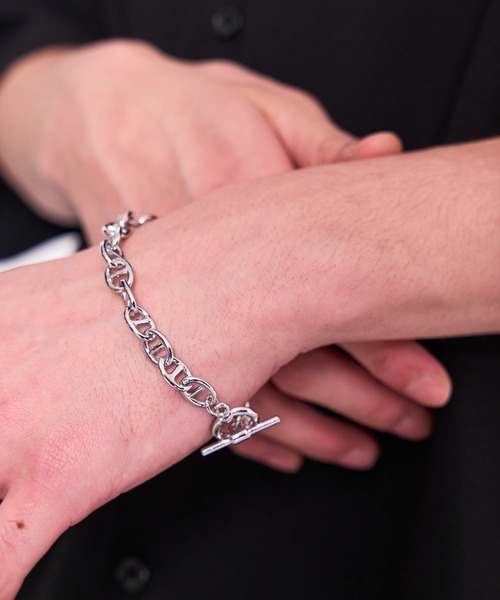 JUNRED(ジュンレッド)の「marina chain bracelet(ブレスレット・メンズ・シルバー・FREE)」の5枚目の写真