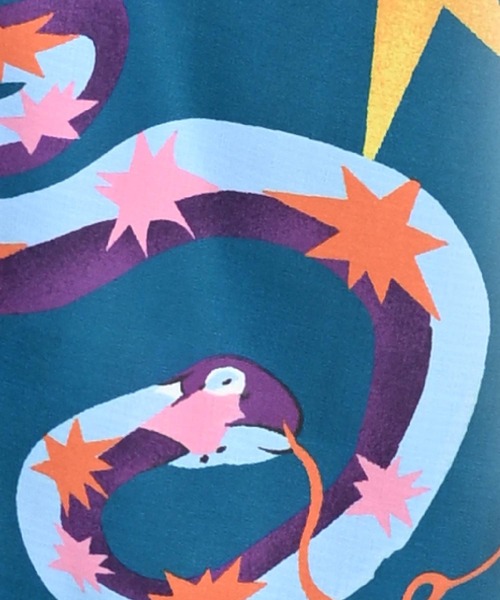 MARAI（マーライ）の「派手柄 ハイウエスト ウエストゴム ワイドパンツ（その他パンツ・レディース・グリーン・X-LARGE/XX-LARGE）」の2枚目の写真